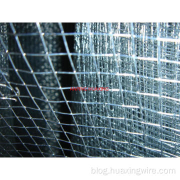 galvanized square weave mesh